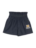 Moschino Kids short de sport à motif Teddy Bear - Bleu - thumbnail