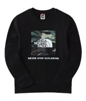 The North Face Box Crew casual sweater jongens - thumbnail