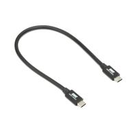 OWC 11,8-inch Thunderbolt 4 en USB-C-kabel met 40 GBPS gegevensoverdracht, 240 W opladen en 8K videomogelijkheid (zwart)
