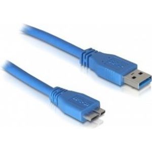 Delock 82531 Kabel USB 3.0 type-A male > USB 3.0 type Micro-B male 1 m blauw