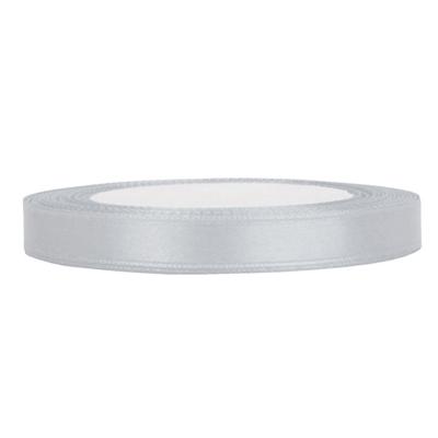 Satijnlint op rol 6mm (25m) Zilver Satijnlint op rol 6mm (25m) Zilver