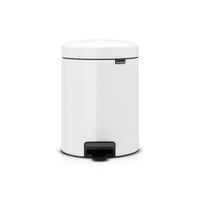 Brabantia newIcon pedaalemmer 2 x 2 liter met 2 kunststof binnenemmers - White - thumbnail