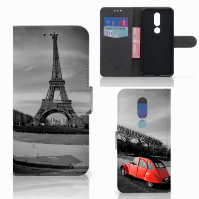 Nokia 7.1 Flip Cover Eiffeltoren Nokia 7.1 Flip Cover Eiffeltoren