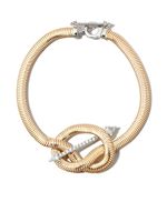 Nikos Koulis collier Feelings Knot en or 18ct orné de diamants - thumbnail