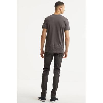 PME Legend T-shirt met printopdruk donkergrijs