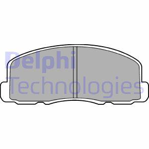 Remblokkenset, schijfrem DELPHI, u.a. für Mitsubishi