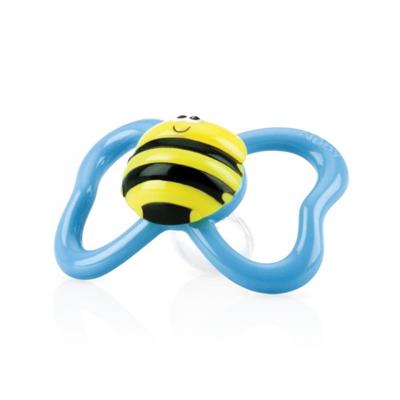 Nuby fopspeen 3D-Paci-Pals ovaal siliconen 12 cm blauw