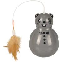 FLAMINGO Kattenspeelgoed wiebelende muis