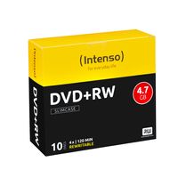 Intenso 4211632 DVD+RW disc 4.7 GB 10 stuk(s) Slimcase Herschrijfbaar - thumbnail