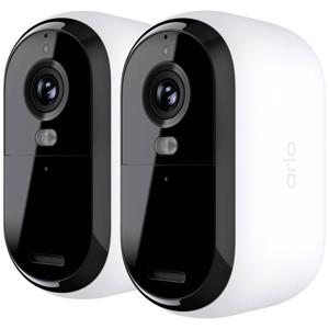 ARLO ESSENTIAL2 2K OUTDOOR CAMERA 2-PACK VMC3250-100EUS IP-Bewakingscameraset Met 2 cameras 2688 x 1520 Pixel