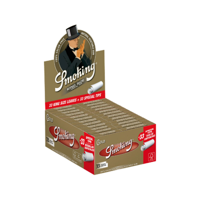 Smoking Smoking King Size Slim Gold 2 in 1 | 24 stuks