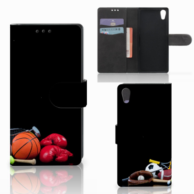 Sony Xperia XA1 Wallet Case met Pasjes Sports Sony Xperia XA1 Wallet Case met Pasjes Sports