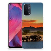 OPPO A74 5G | A54 5G TPU Hoesje Olifanten