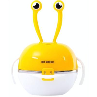 Baby Monsters Serviesset Krab Junior 10 X 14 Cm Wit/geel 5-delig
