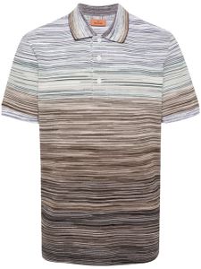 Missoni polo à motif Slub - Marron