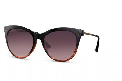 CWI zonnebril dames panto volledig omrand cat. 3 bruin /smoke CWI zonnebril dames panto volledig omrand cat. 3 bruin /smoke