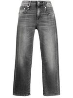 R13 cropped straight-leg jeans - Gris