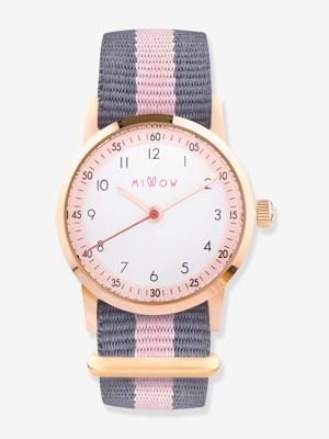 Horloge Millow Blossom MILLOW roze gestreept Horloge Millow Blossom MILLOW roze gestreept