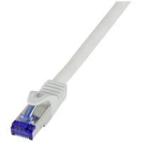 LogiLink C6A122S RJ45 CAT 6A S/FTP 30.00 m Grijs 1 stuk(s)