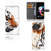 Hoesje Motorola Edge 20 Lite Watercolor Tiger