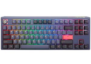 Ducky One 3 Cosmic Blue TKL toetsenbord RGB led, Double-shot PBT, Hot-swappable, QUACK Mechanics, 80%