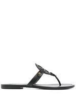 Tory Burch sandales Miller en cuir - Noir