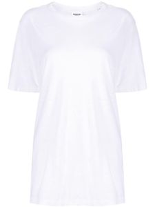 MARANT ÉTOILE t-shirt Zewel en lin à logo imprimé - Blanc