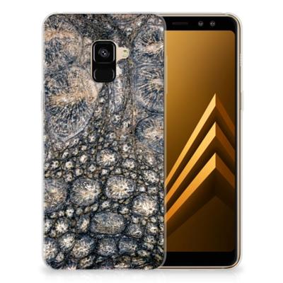 Samsung Galaxy A8 Plus (2018) TPU Hoesje Krokodillenprint Samsung Galaxy A8 Plus (2018) TPU Hoesje Krokodillenprint