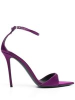 Giuseppe Zanotti escarpins en satin à bout pointu 105 mm - Violet