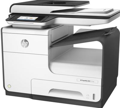 HP PageWide 377dw Multifunctionele inkjetprinter (kleur) A4 Printen, scannen, kopiëren, faxen LAN, WiFi, NFC, Duplex, Duplex-ADF