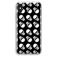 Musketon Skulls: iPhone XS Max Transparant Hoesje - thumbnail