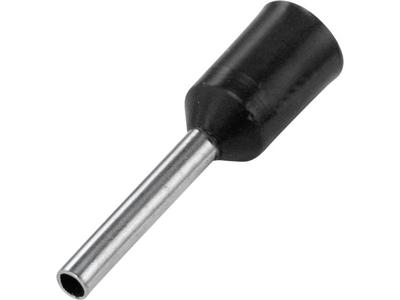 Vogt Verbindungstechnik 470408 Adereindhulzen 1.5 mm² Deels geïsoleerd Zwart 100 stuk(s)