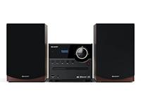 SHARP XLB517DBR Mirco-geluidssysteem 45W (digitale radio met DAB, DAB+ en FM/FM-radio, Bluetooth, USB, CD, MP3), bruin