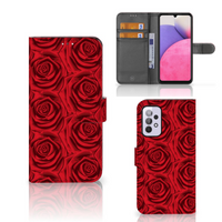 Samsung Galaxy A33 5G Hoesje Red Roses - thumbnail