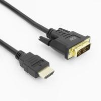 ACT HDMI naar DVI-kabel 2m, 4K @60Hz, Bidirectionele HDMI DVI-adapter (DVI-D 18 + 1 pin) stekker naar stekker verguld, voor het aansluiten van een DVI-monitor - AK3735