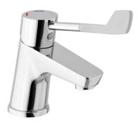 Wastafelmengkraan Sapho Lea 1-hendel Extra lang recht 15,4 cm chroom