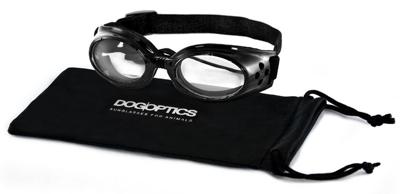 Hondenzonnebril Ibiza Black Frame Clear Lens