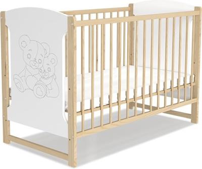 Viking Choice  Ledikant beer 124,3x65,3 - Pijnboom - met matras - zonder lade