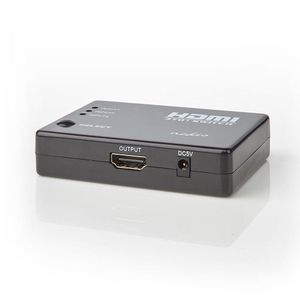 Nedis 3-poorts HDMI switch zwart