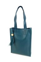 PU Convent Garden dames Hoog model shopper petrol