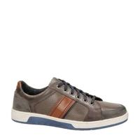 Piure Eddy leren sneakers grijs
