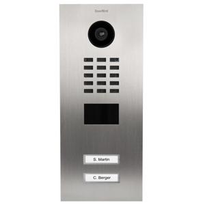 DoorBird D2102V Buitenunit voor Video-deurintercom via WiFi LAN RVS V2A (geborsteld)