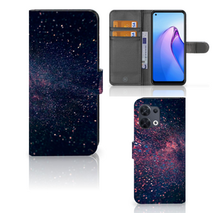 OPPO Reno8 Book Case Stars