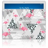 Lenovo Tab P10 Back Case Flamingo Triangle - thumbnail