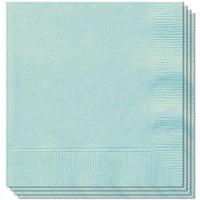 Unique Party 99222 papieren servetten Papier Muntkleur 20 stuk(s)