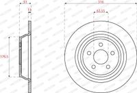 Remschijf DDF2821C - thumbnail