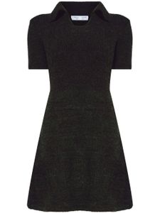 Proenza Schouler White Label robe évasée à fini brossé - Noir