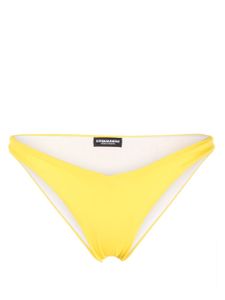 DSQUARED2 bas de bikini à logo imprimé - Jaune