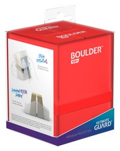 Ultimate Guard Boulder Deck Case 100+ Standard Size Ruby