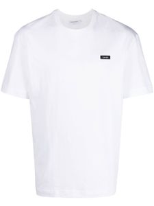 Calvin Klein t-shirt en coton à patch logo - Blanc